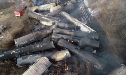 Justice Department sues Norfolk Southern over toxic Ohio derailment