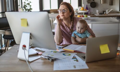 Outside the Box: Work from home policies could boost the U.S. birth rate and help women balance career and family.