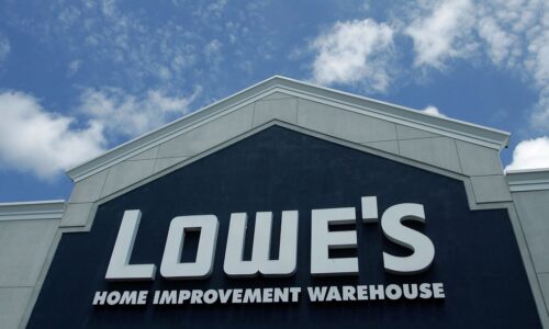 : Lowe’s stock falls after earnings beat expectations but full-year guidance was cut, amid soft demand for discretionary items
