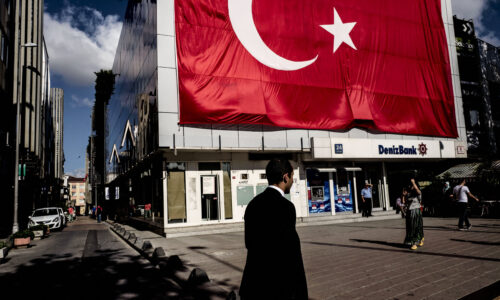 Turkey holds interest rate at 45% for first time after 8 months of hikes