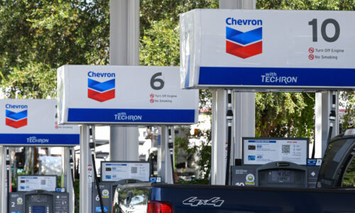 Chevron beats earnings estimates but profit falls on lower refining margins and natural gas prices