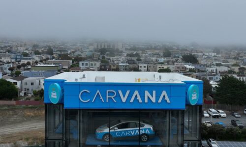 Carvana’s stock rallies about 40% on surprise profit for used-car retailer