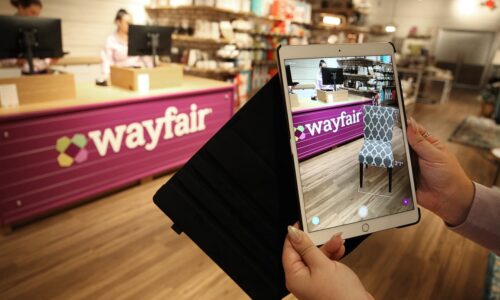 Wayfair’s stock jumps after retailer narrows loss, says quarter ended ‘on an upswing’