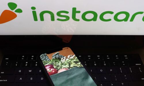 Instacart shares are rallying on a forecast boosted by restaurant orders