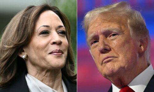 Trump social-media stock ‘DJT’ slides nearly 3% after CNBC poll finds Harris defeating Trump in November